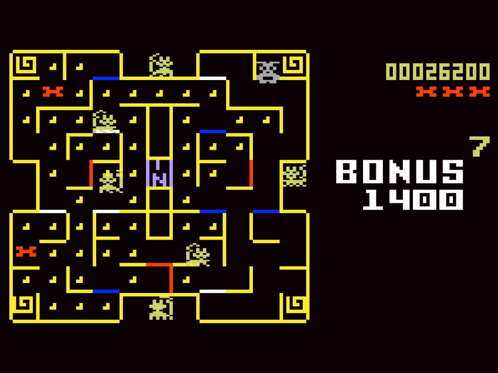 Gameplay of Mouse Trap for Intellivision
